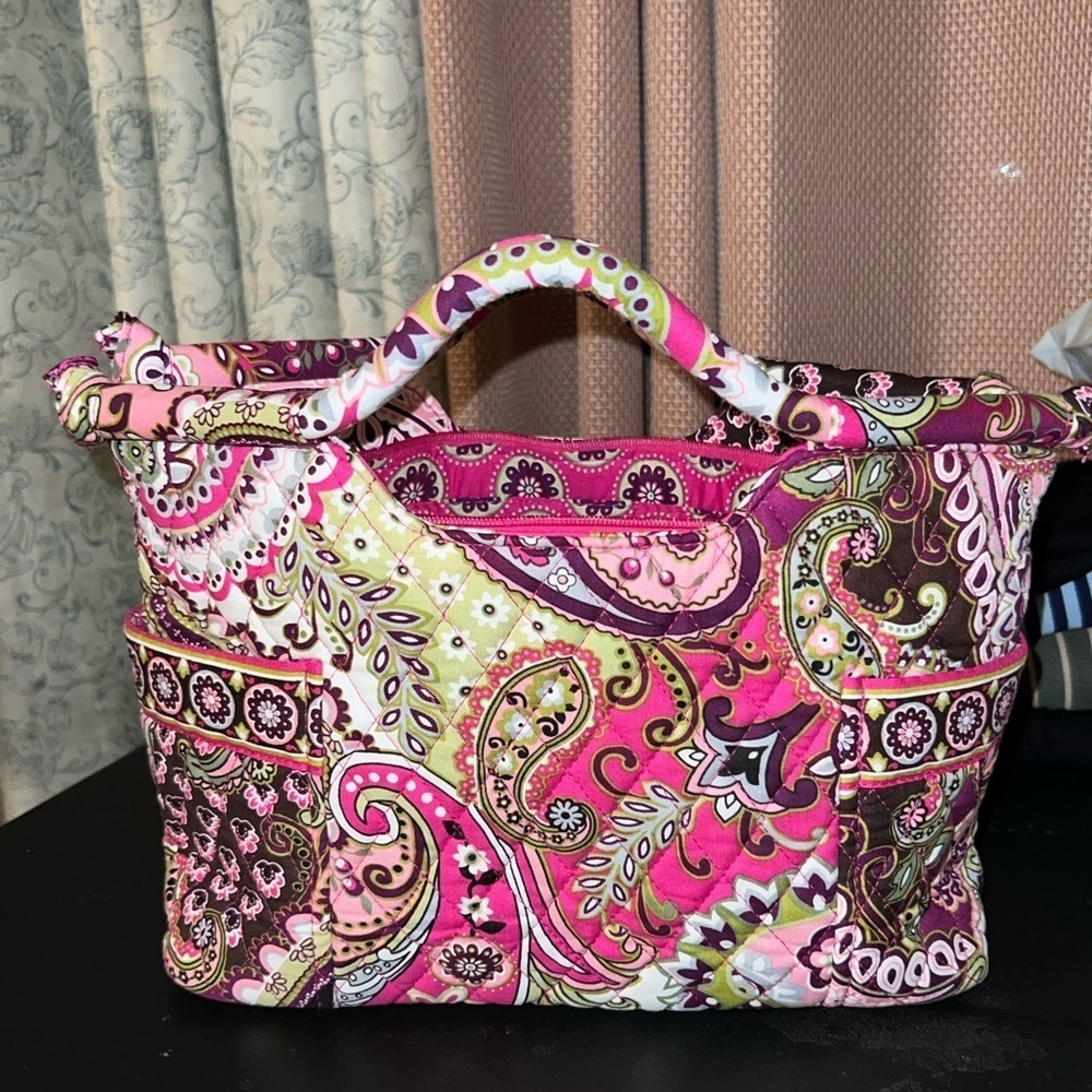 Vera Bradley Fuchsia and Plum Floral Design